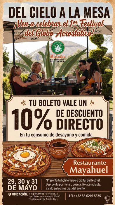 Promocion del festival del globo